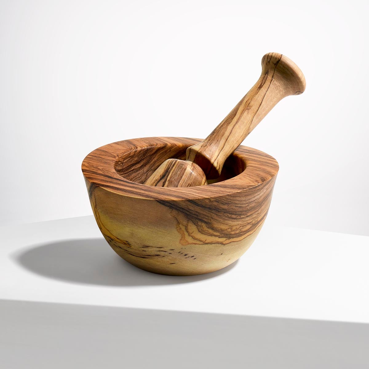 Olive Wood Mortar &amp; Pestle