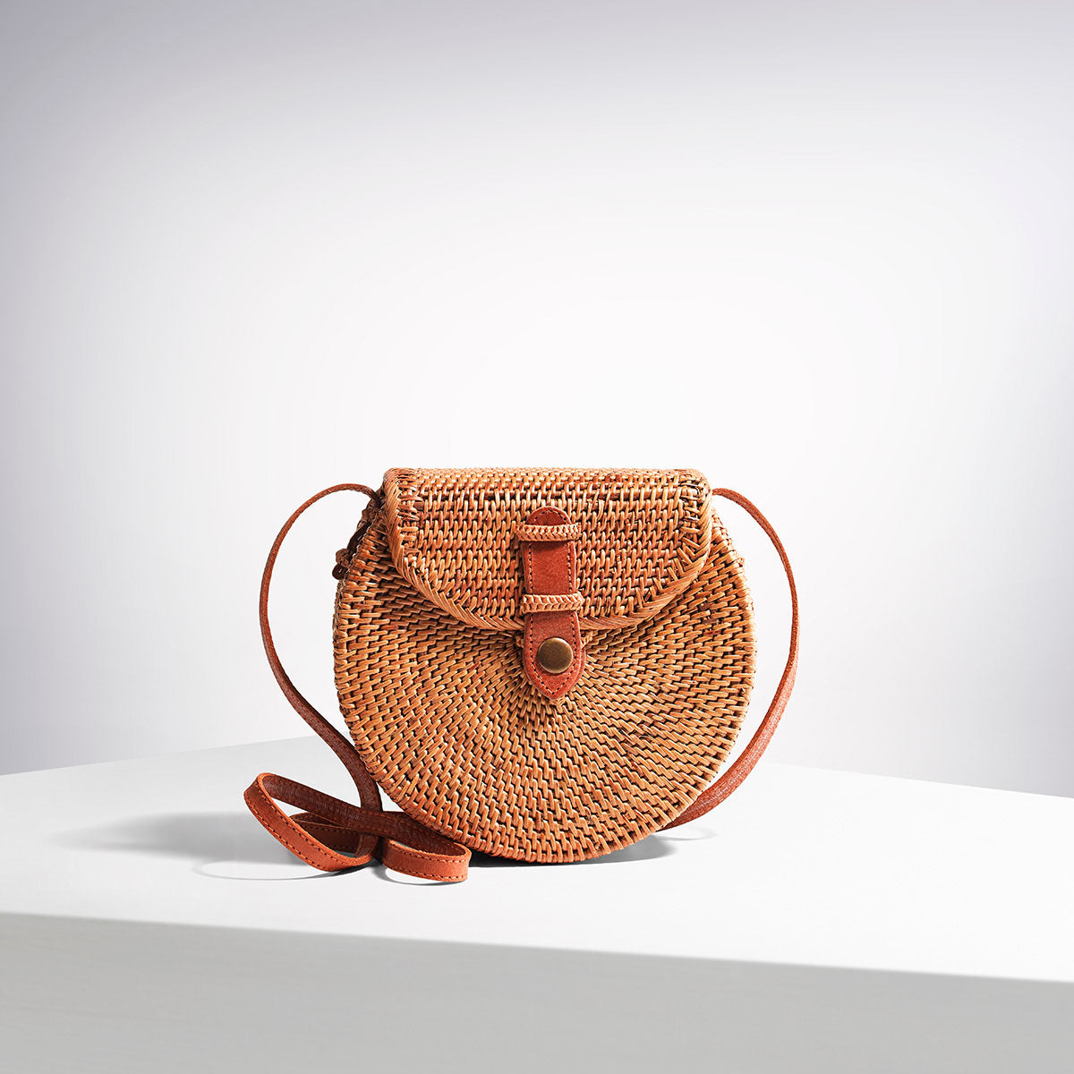 Natural Straw Mini Crossbody Bag, Bags & Wallets